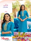 Seema By Aanchi Straight Cut Embroidery Kurtis Wholesale Market In Surat